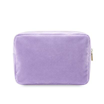 Luxury Personalised Velvet Large Pouch – Pastel Edit - The Happy Tribe