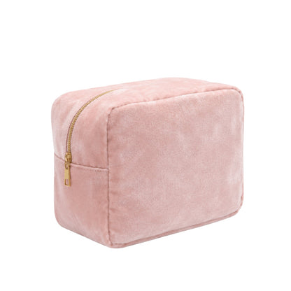 Luxury Personalised Velvet Large Pouch – Pastel Edit - The Happy Tribe