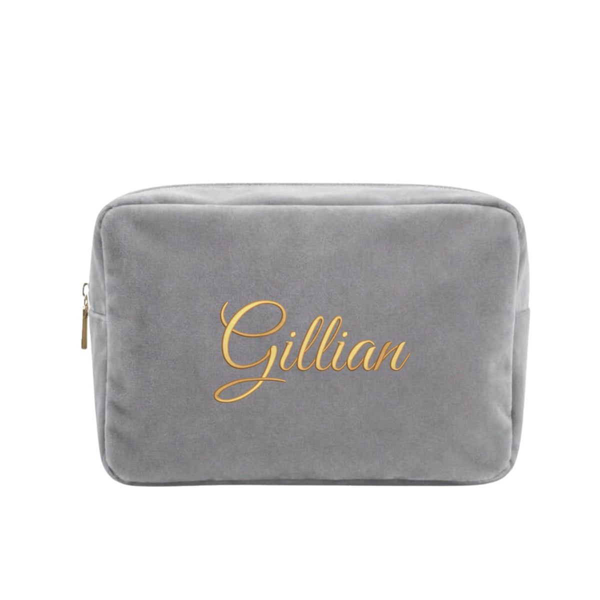 Luxury Personalised Velvet Large Pouch – Pastel Edit - The Happy Tribe