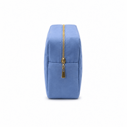 Luxury Personalised Velvet, Pastel Edit, Large Pouch - The Happy Tribe