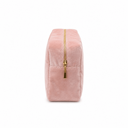 Luxury Personalised Velvet, Pastel Edit, Large Pouch - The Happy Tribe