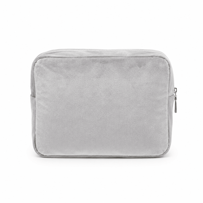 Luxury Personalised Velvet, Pastel Edit, Large Pouch - The Happy Tribe