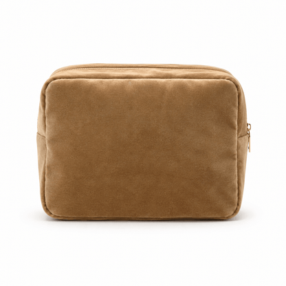 Luxury Personalised Velvet, Pastel Edit, Large Pouch - The Happy Tribe