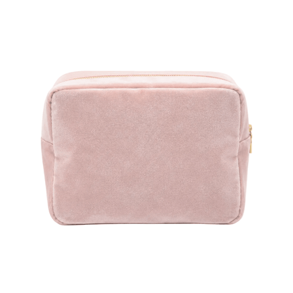 Luxury Personalised Velvet, Pastel Edit, Large Pouch - The Happy Tribe