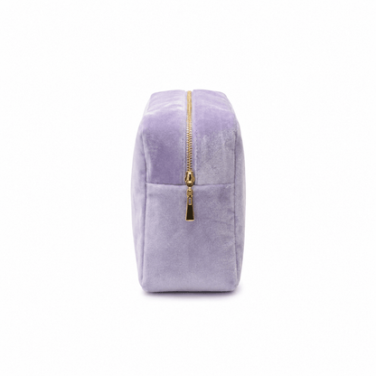 Luxury Personalised Velvet, Pastel Edit, Large Pouch - The Happy Tribe