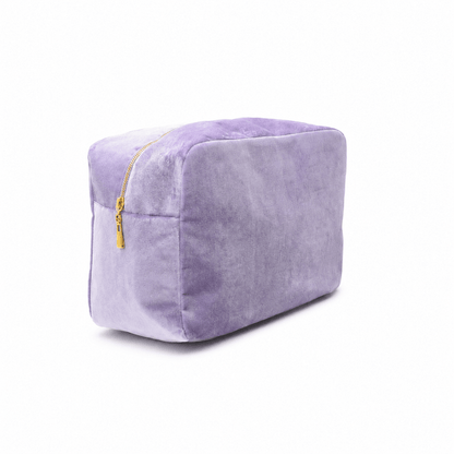 Luxury Personalised Velvet, Pastel Edit, Large Pouch - The Happy Tribe