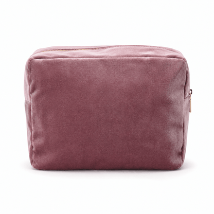Luxury Personalised Velvet, Pastel Edit, Large Pouch - The Happy Tribe