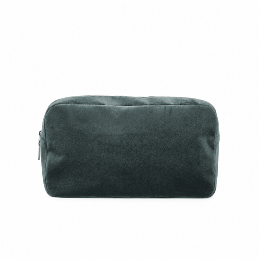 Luxury Personalised Velvet, Pastel Edit, Medium Pouch - The Happy Tribe