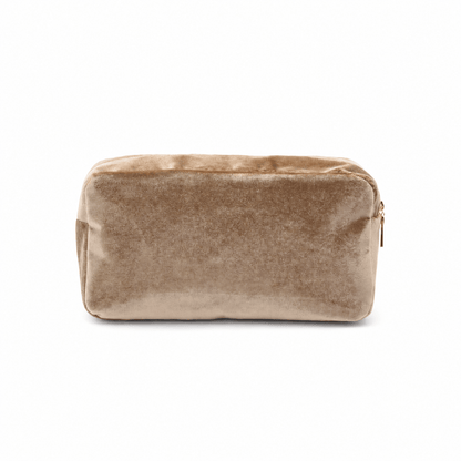 Luxury Personalised Velvet, Pastel Edit, Medium Pouch - The Happy Tribe