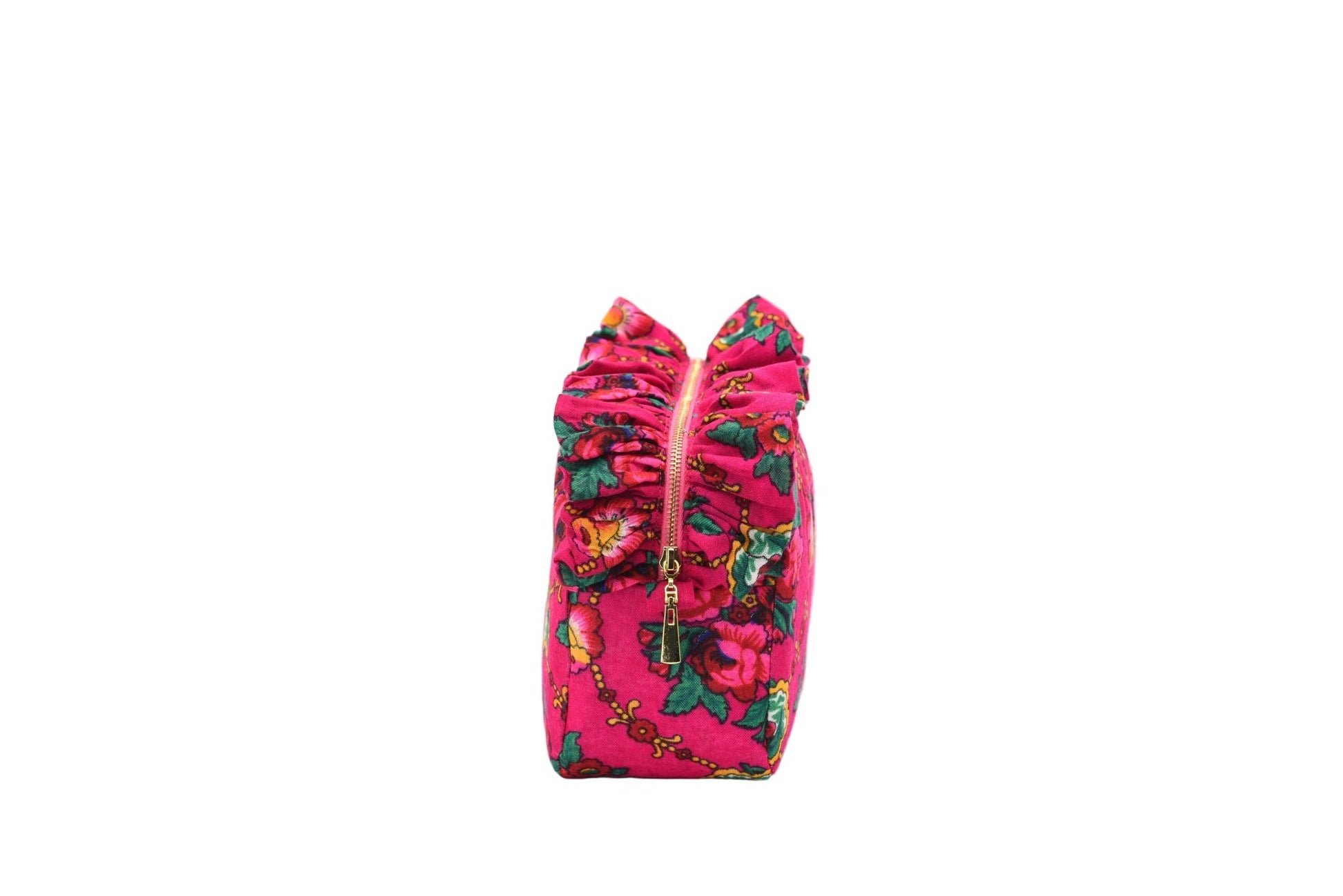 Luxury Ruffle UAE Heritage Pouch – Medium - The Happy Tribe