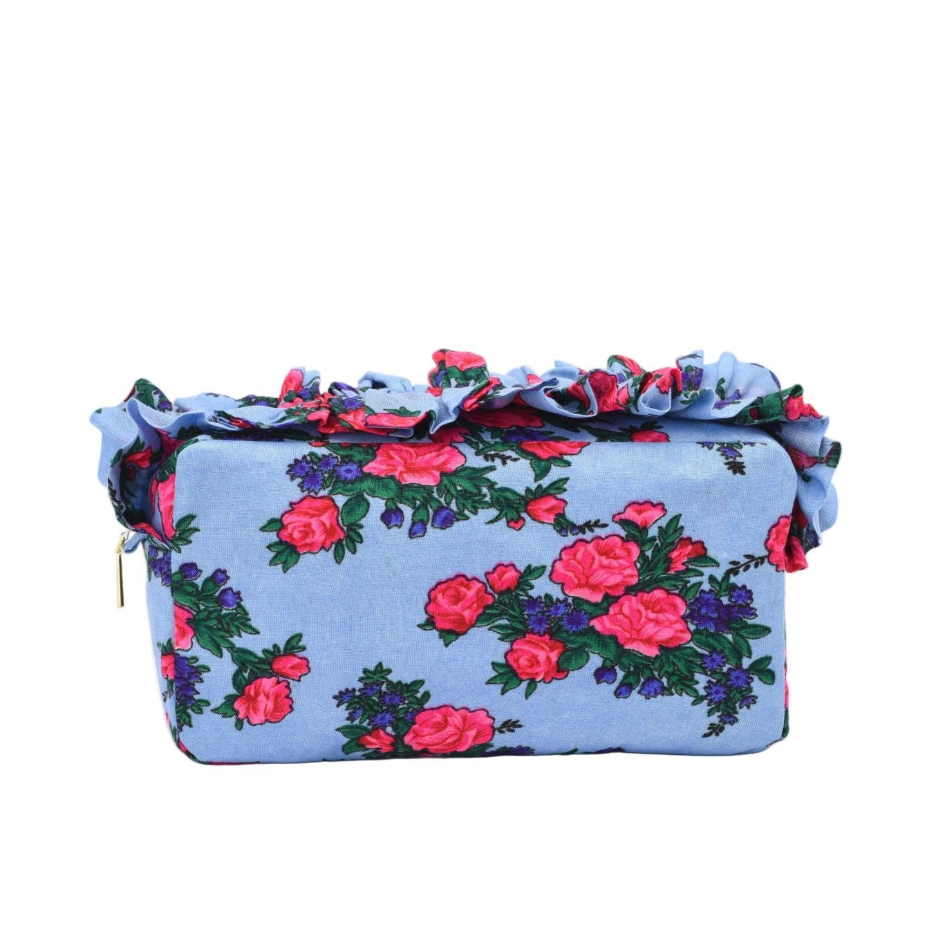 Luxury Ruffle UAE Heritage Pouch – Medium - The Happy Tribe