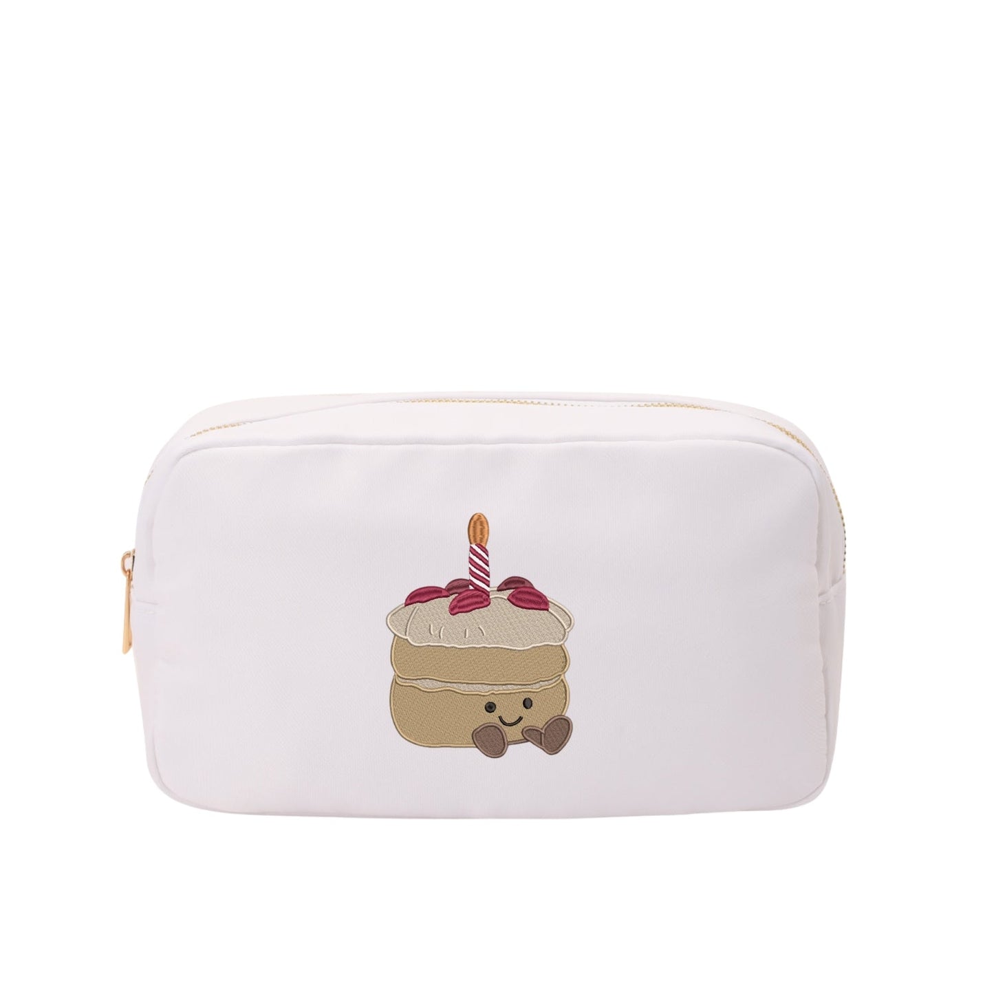 “Make a Wish” Medium Embroidered Pouch - The Happy Tribe