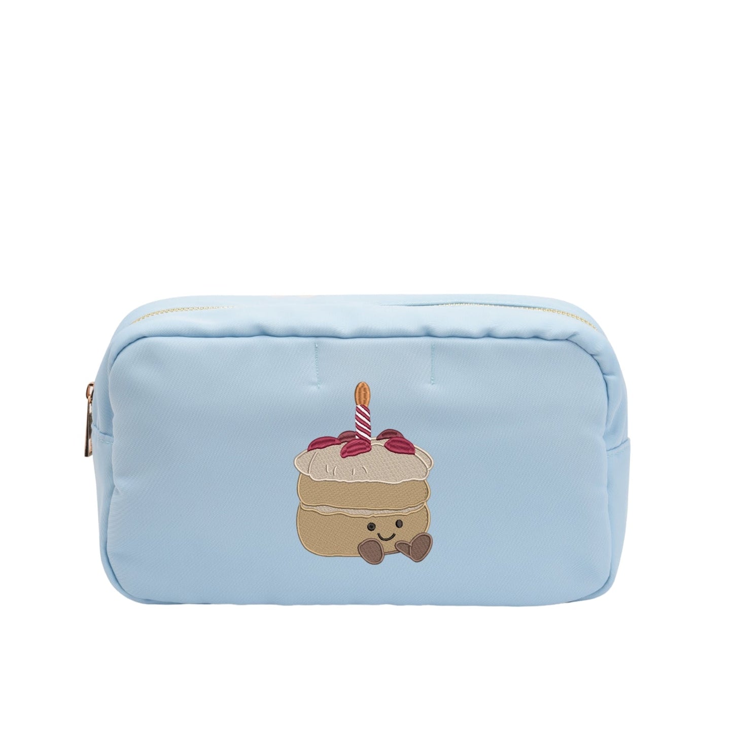 “Make a Wish” Medium Embroidered Pouch - The Happy Tribe