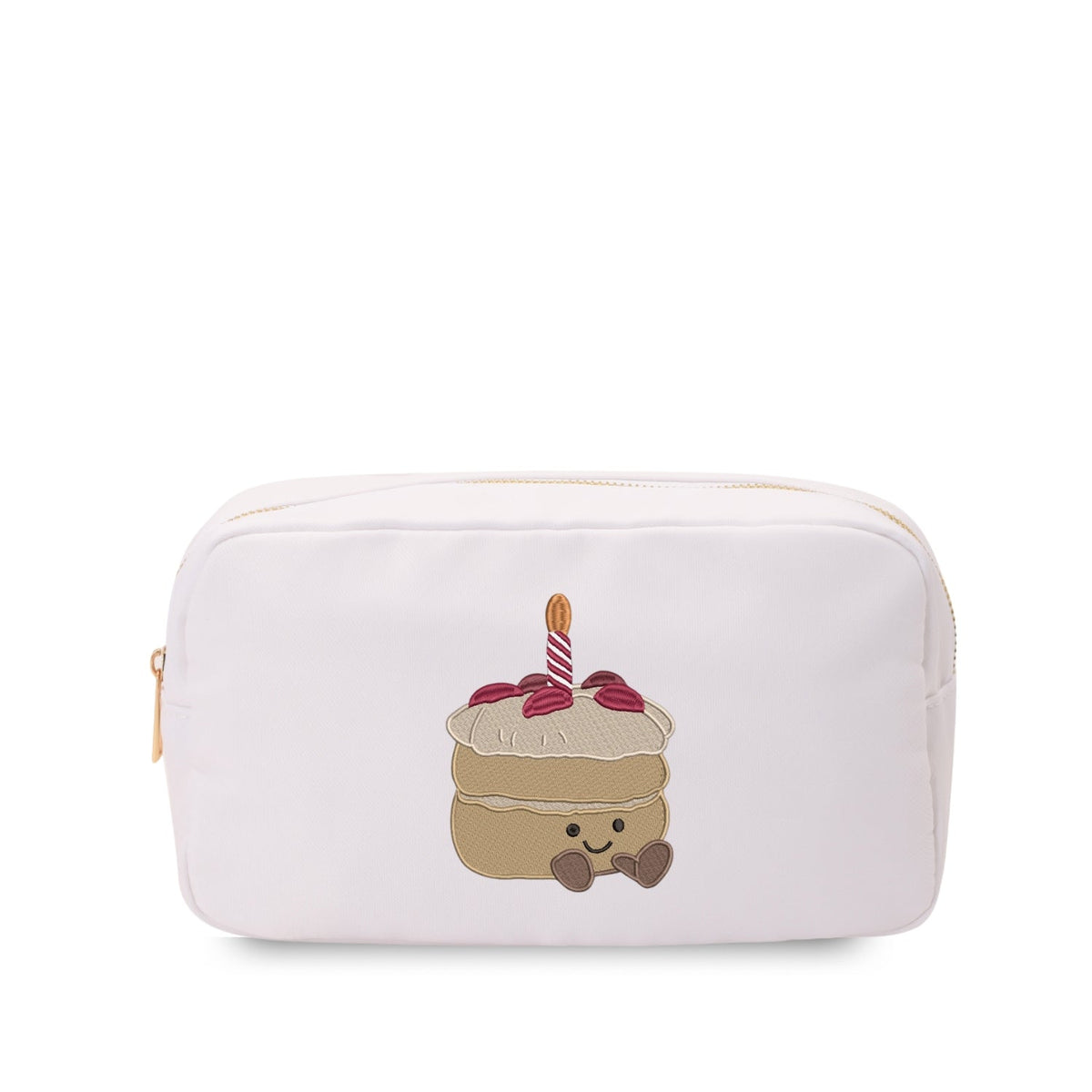 “Make a Wish” Medium Embroidered Pouch - The Happy Tribe