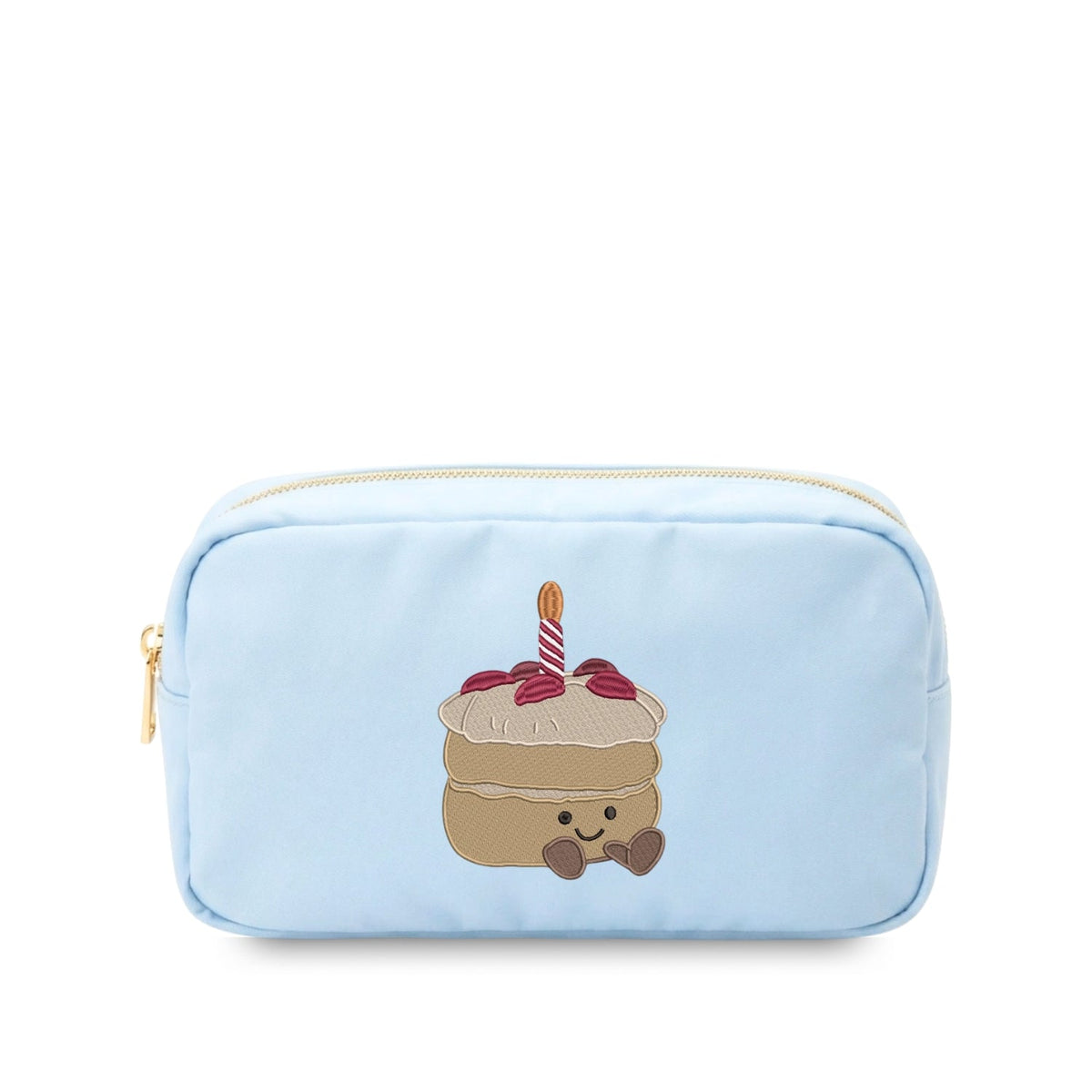 “Make a Wish” Medium Embroidered Pouch - The Happy Tribe