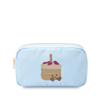 “Make a Wish” Medium Embroidered Pouch - The Happy Tribe