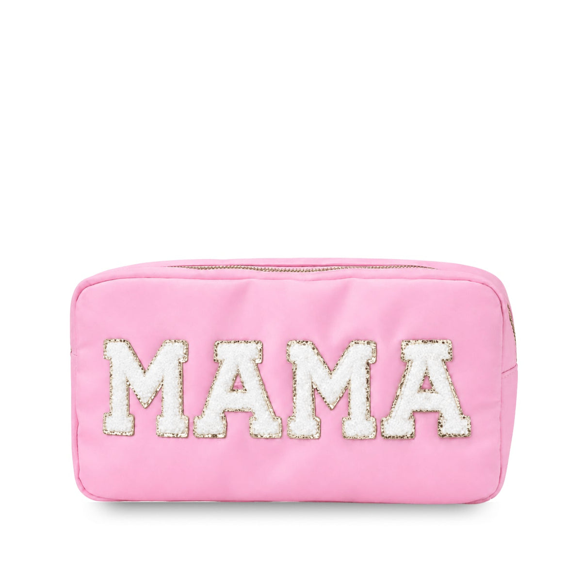 ”MAMA” Medium Keepsake Pouch, Baby Pink - The Happy Tribe