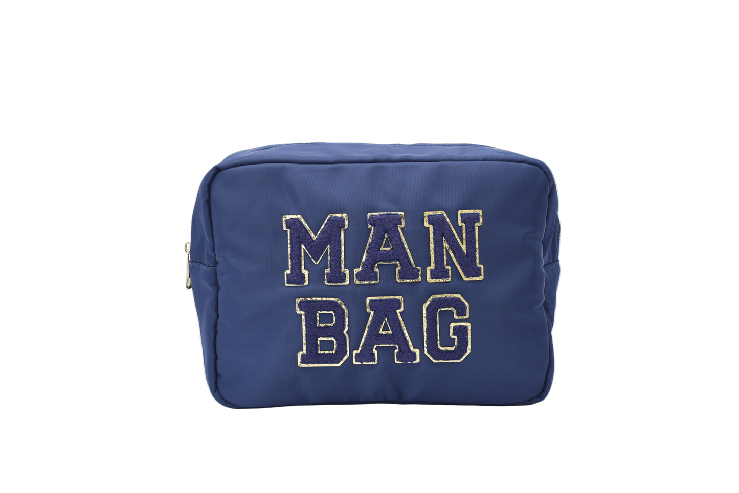 "Man Bag" Large Pouch, Navy - The Happy Tribe
