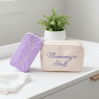 "Mummy's Stuff" Bundle, Cream - The Happy Tribe