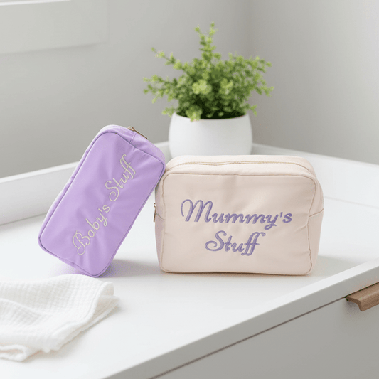 "Mummy's Stuff" Bundle, Cream - The Happy Tribe