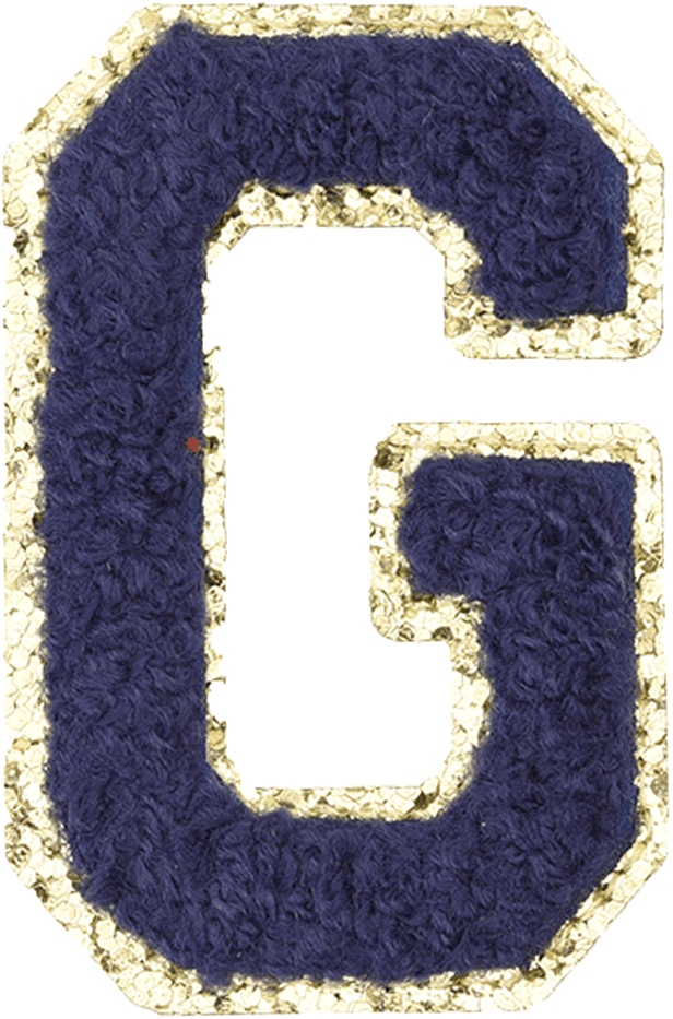 Navy Blue Letter - The Happy Tribe