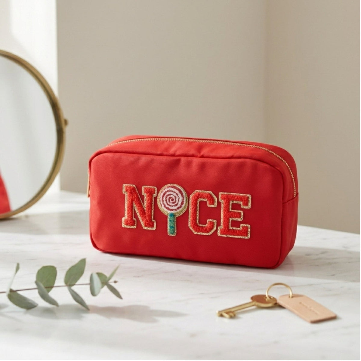 “Nice” Candy Pop Christmas Pouch - The Happy Tribe