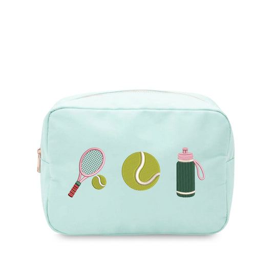 Padel Embroidered Pouch - The Happy Tribe