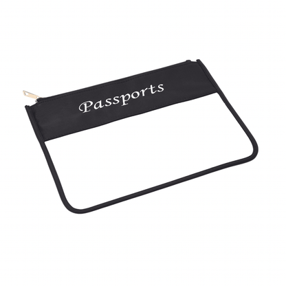 "Passport" Clear Travel Pouch - The Happy Tribe