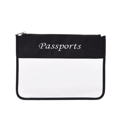 "Passport" Clear Travel Pouch - The Happy Tribe