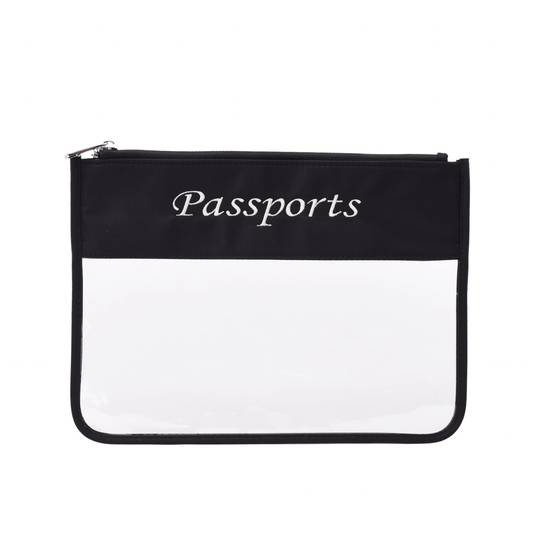 "Passport" Clear Travel Pouch - The Happy Tribe