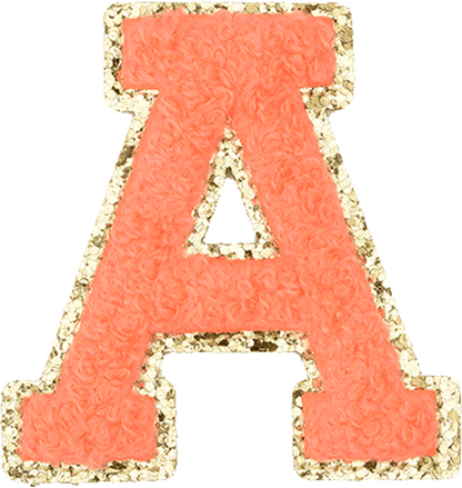 Pastel Orange Letter - The Happy Tribe