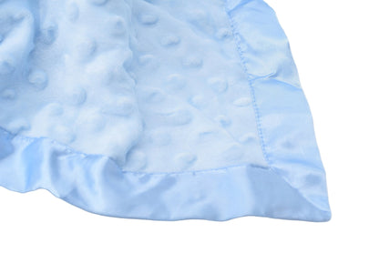 Personalised Baby Comforter, Baby Blue - The Happy Tribe