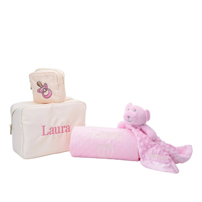 Personalised Baby Girl Gift Set - The Happy Tribe
