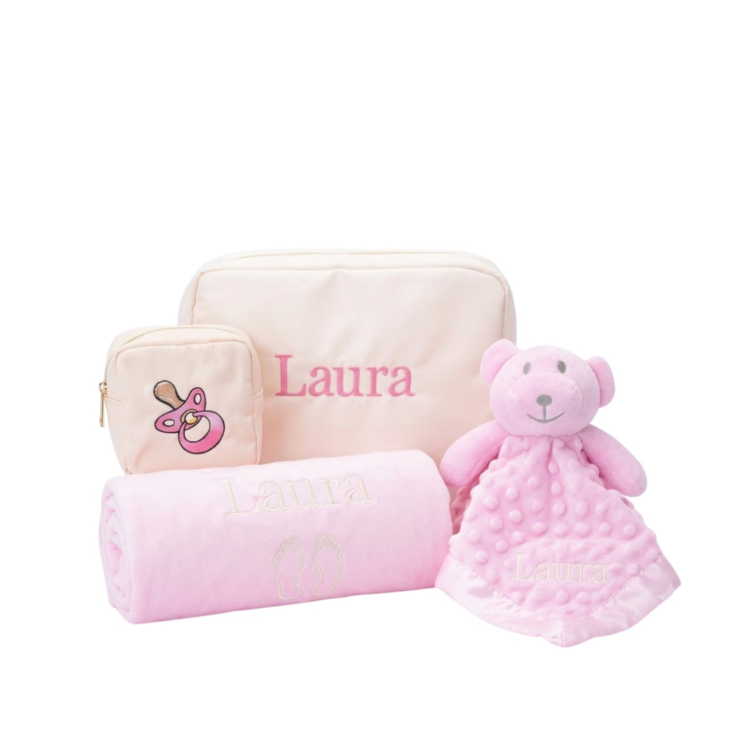 Personalised Baby Girl Gift Set - The Happy Tribe