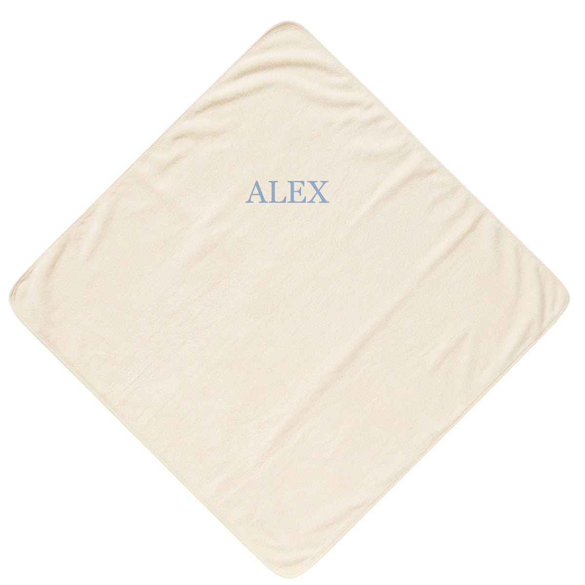 Personalised Bear Hooded Towel, Cream - The Happy Tribe