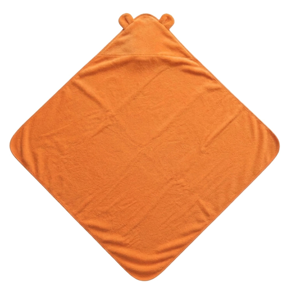 Personalised Bear Hooded Towel, Orange - The Happy Tribe