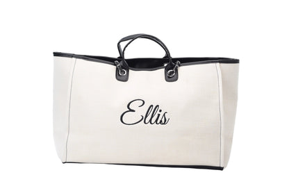 Personalised Canvas Chain Tote Bag - The Happy Tribe