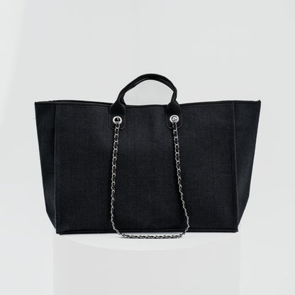 Personalised Canvas Chain Tote Bag - The Happy Tribe