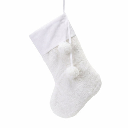 Personalised Christmas Faux Fur Stocking - The Happy Tribe