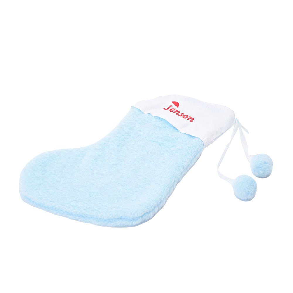 Personalised Christmas Fur Stocking- 4 Colours available - The Happy Tribe