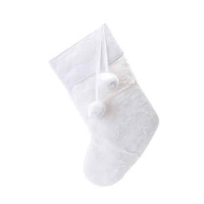 Personalised Christmas Fur Stocking- 4 Colours available - The Happy Tribe