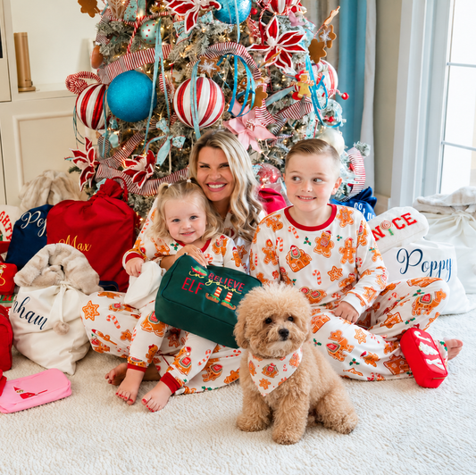 Personalised Christmas Gingerbread Camels Dog Bandana - The Happy Tribe