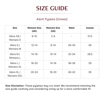 Personalised Christmas in the Desert Adult Pyjamas Set - The Happy Tribe
