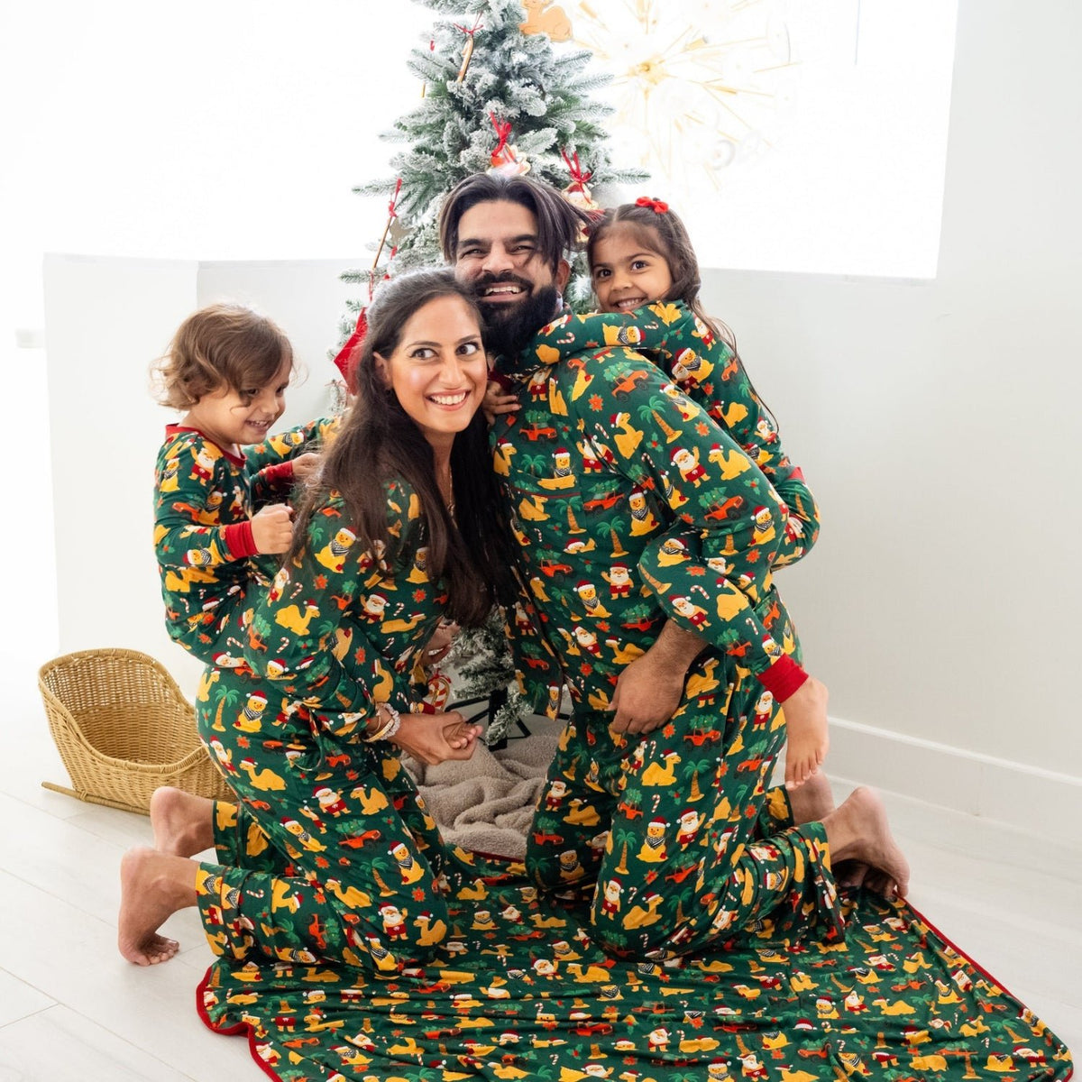 Personalised Christmas in the Desert Adult Pyjamas Set - The Happy Tribe