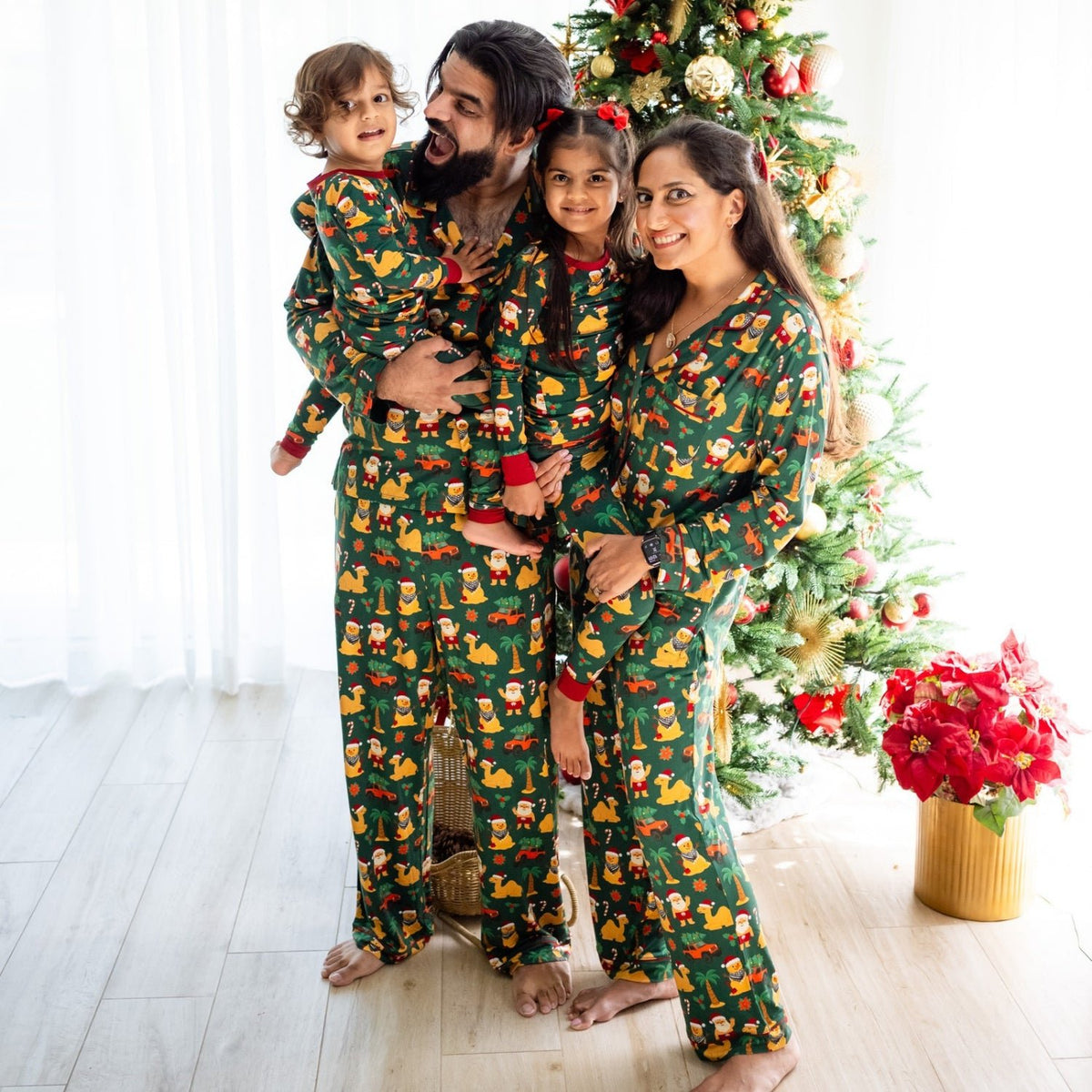 Personalised Christmas in the Desert Adult Pyjamas Set - The Happy Tribe