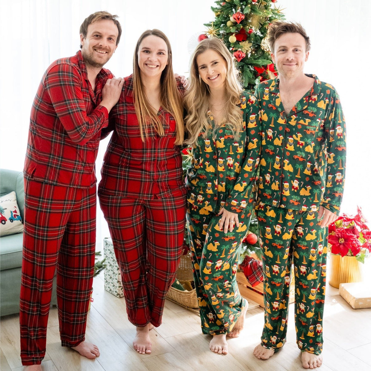 Personalised Christmas in the Desert Adult Pyjamas Set - The Happy Tribe