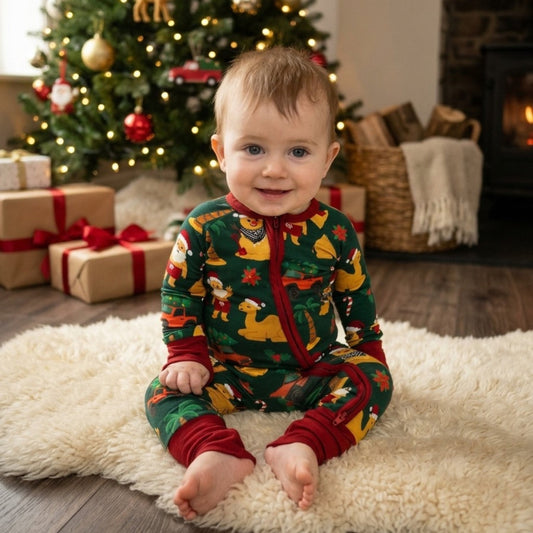Personalised Christmas in the Desert Baby Onesie - The Happy Tribe