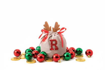 Personalised Christmas Mini Reindeer Pouch - The Happy Tribe