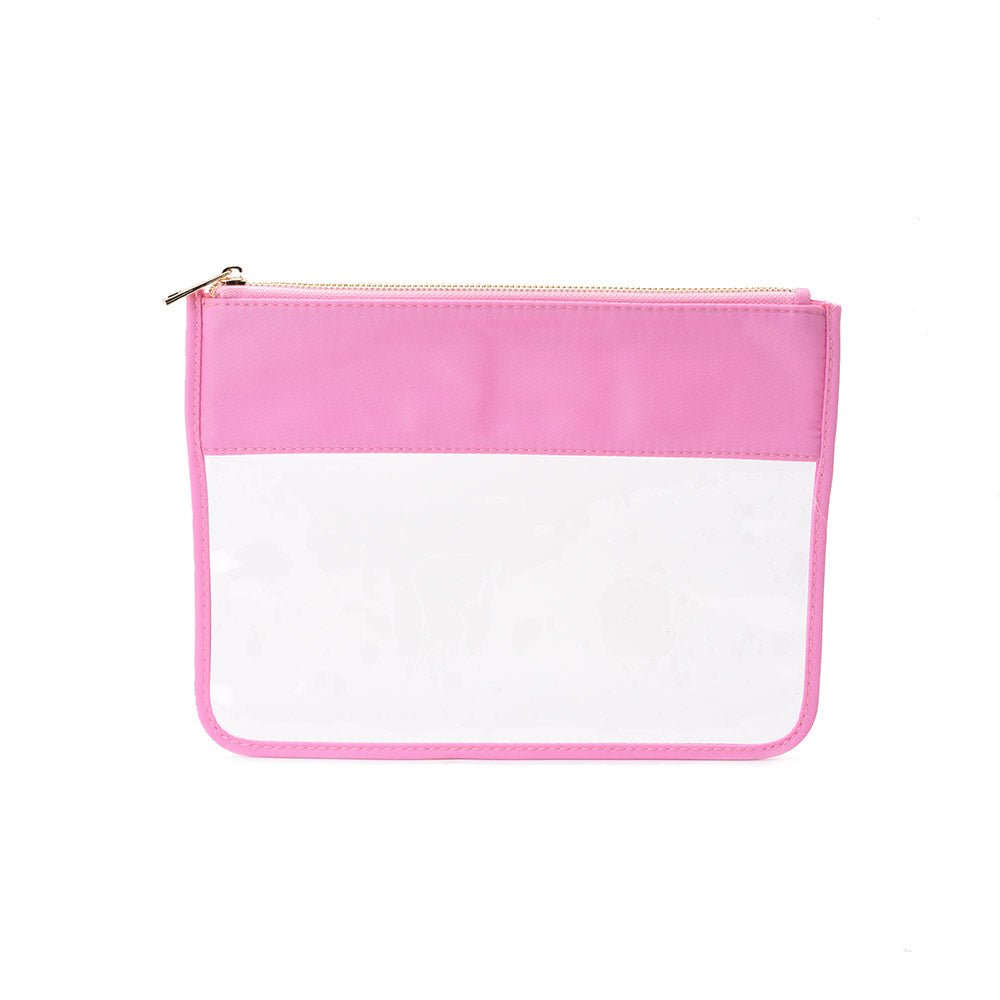 Personalised Clear Travel Pouch - The Happy Tribe