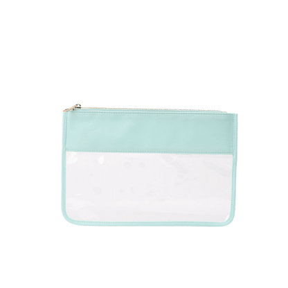 Personalised Clear Travel Pouch - The Happy Tribe